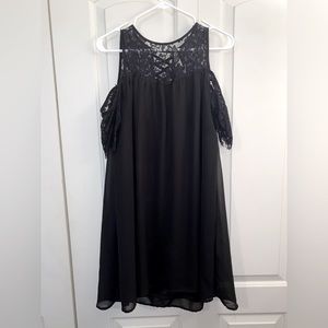 Black off the shoulder dress size M